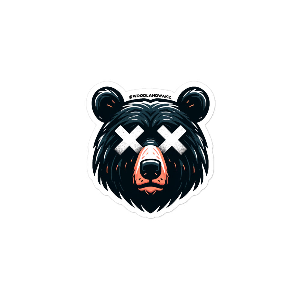 Black Bear Hunt Sticker – Woodland Wake Store
